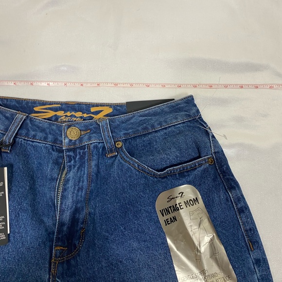 NEW Seven7 vintage mom jeans high rise 10 womens - Picture 8 of 10